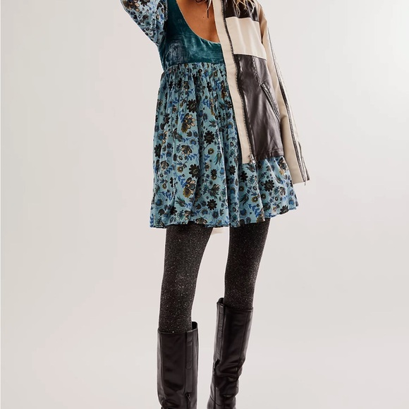 Free People Marsha Cocquette 1960s Mini Dress Size XL - Picture 2 of 8